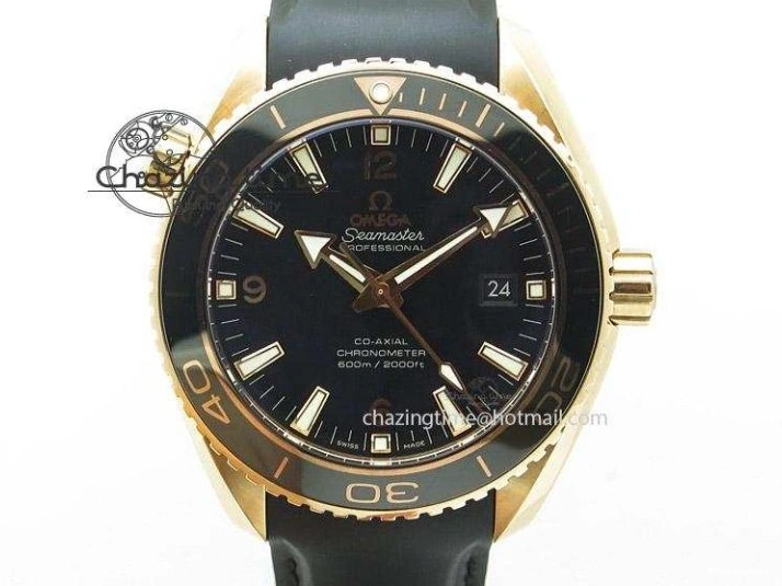 0322 2018 Seamaster Diver 300M RG Blue Ceramic VSF 1:1 Best Edition Blue Dial on Blue Rubber Strap A WeatherProof 7914